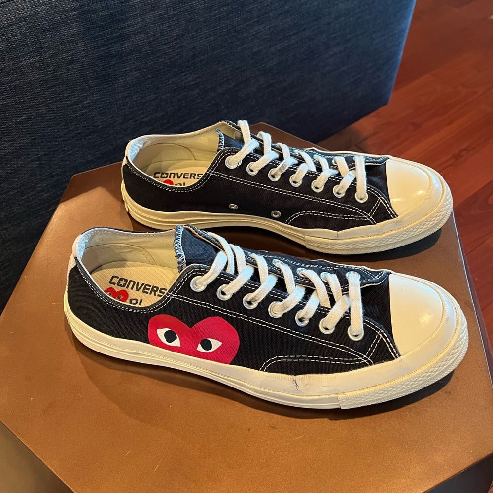 Comme Des Garcon x Converse Unisex Chuck Taylor Lace Up Low Top Sneakers